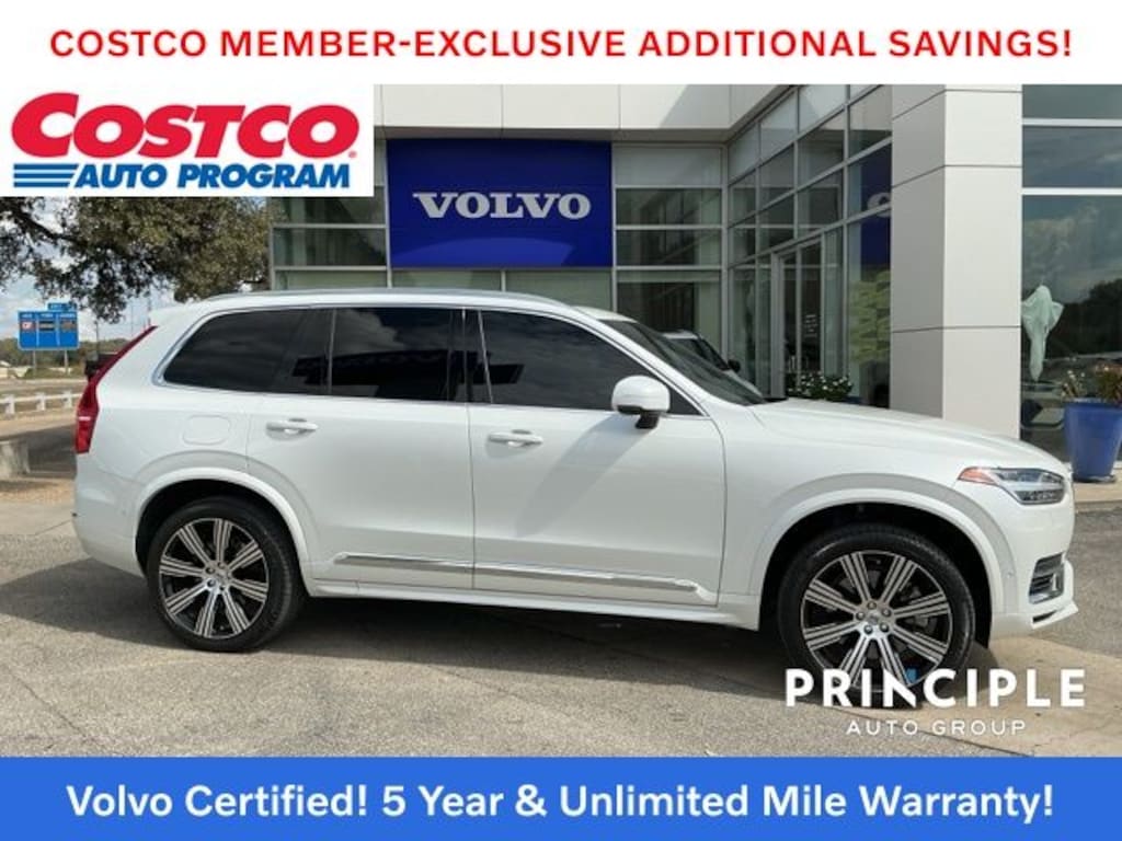 Certified 2023 Volvo XC90 Recharge Plug-In Hybrid T8 Plus Bright Theme 7 Passenger SUV