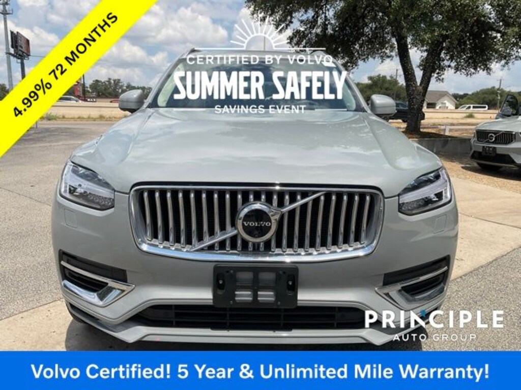 Certified 2024 Volvo XC90 Recharge Plug-In Hybrid T8 Plus Bright Theme 7 Passenger SUV