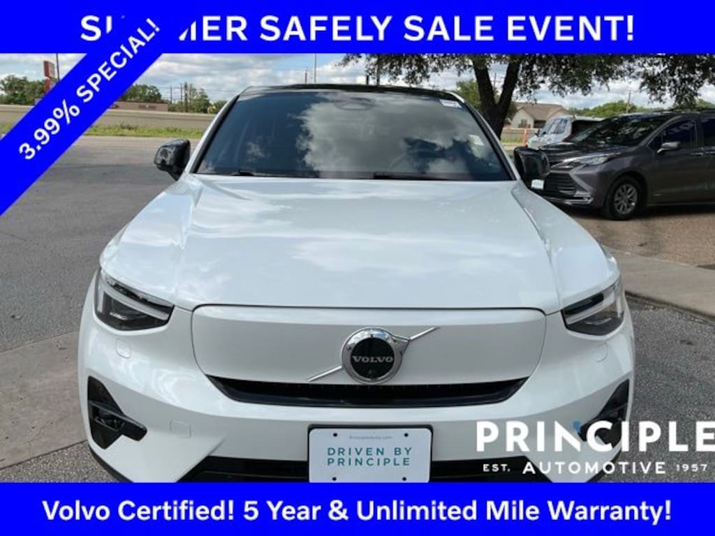 Certified 2023 Volvo C40 Recharge Pure Electric Ultimate SUV