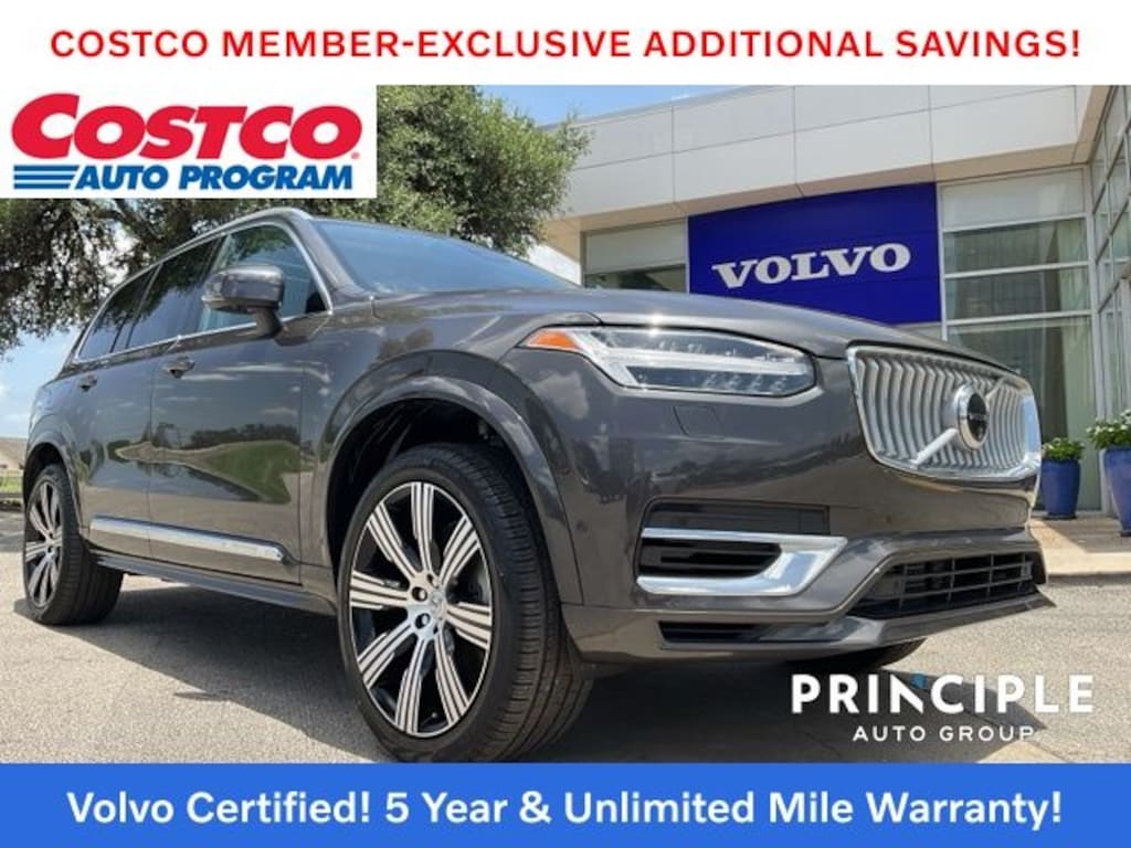 Certified 2024 Volvo XC90 Recharge Plug-In Hybrid T8 Plus Bright Theme 7 Passenger SUV