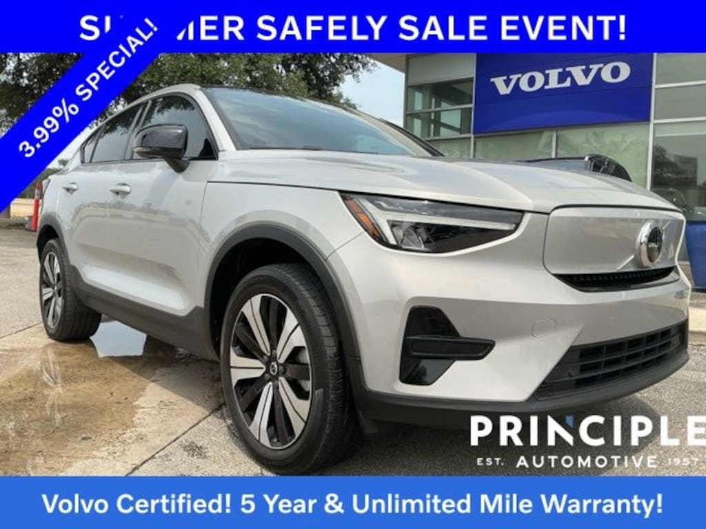 Certified 2023 Volvo C40 Recharge Pure Electric Twin Core SUV