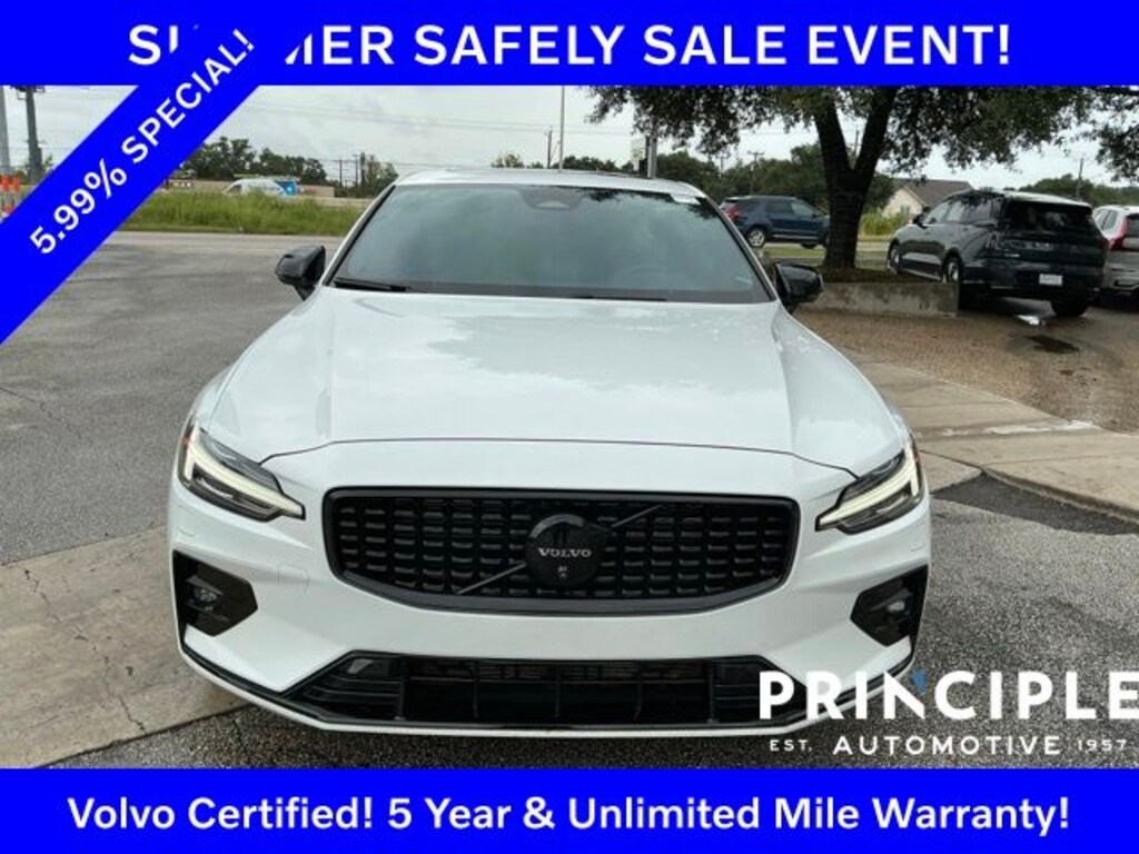 Certified 2024 Volvo S60 B5 Plus Black Edition Sedan