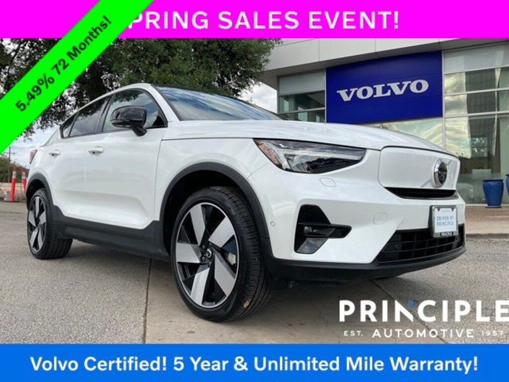 Certified 2023 Volvo C40 Recharge Pure Electric Twin Plus SUV