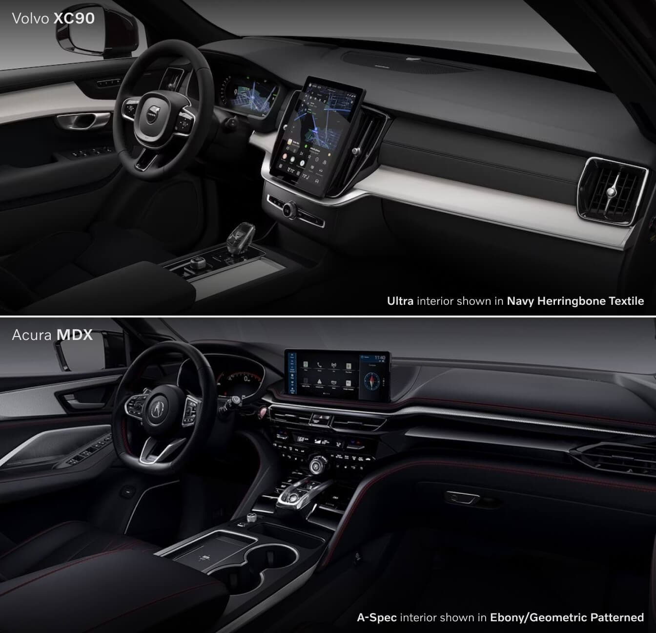 Are the Volvo XC90 and the Acura MDX Considered Luxury SUVs?