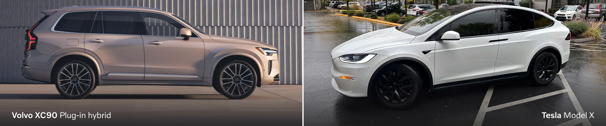 Volvo XC90 Recharge vs. Tesla Model X