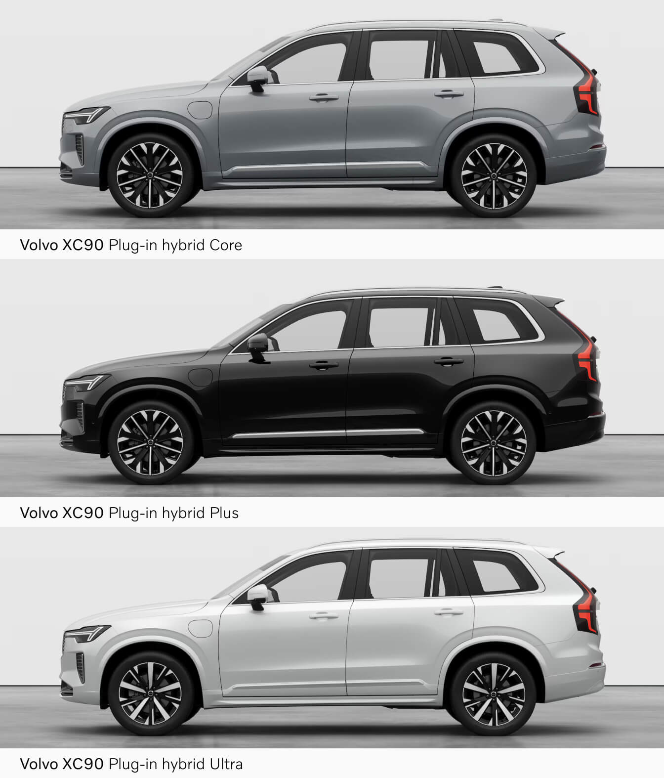 Tesla Model X vs. Volvo XC90 Plug-In Hybrid: Trim Levels, Safety & Price: 2025 Volvo XC90 Plug-In Hybrid