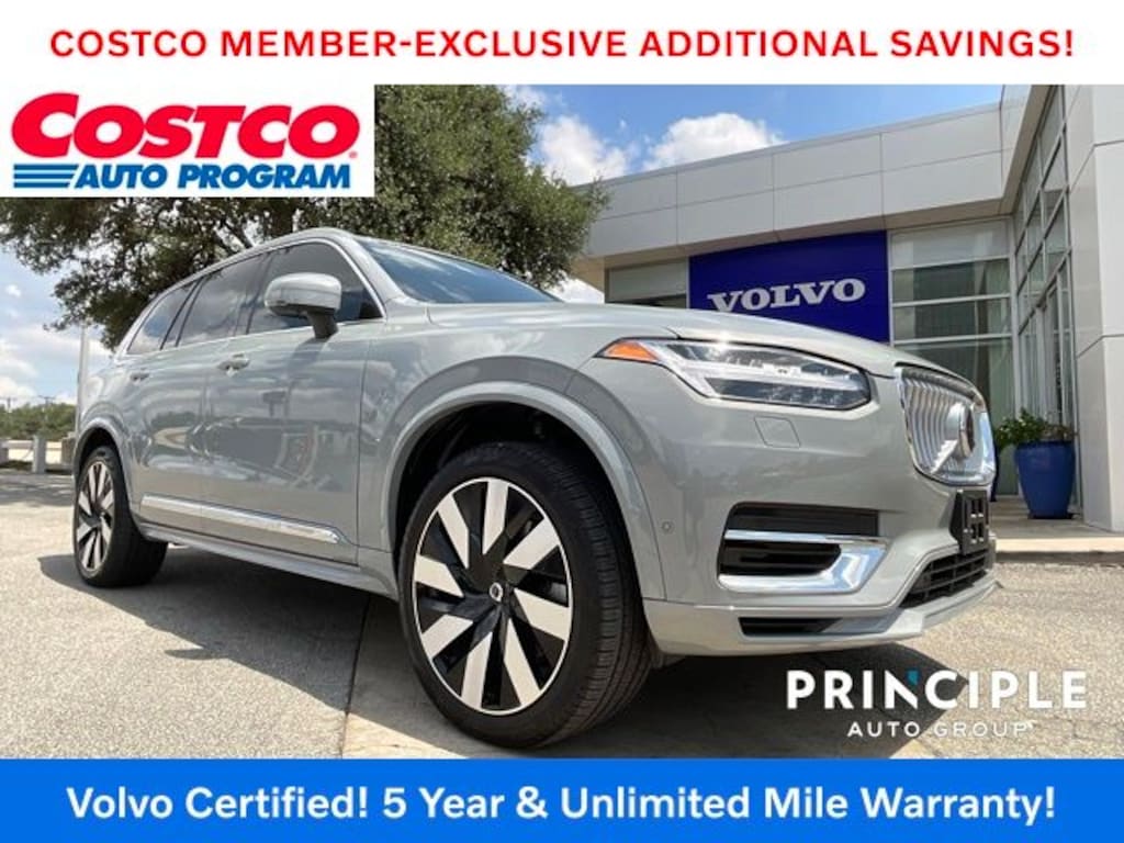 Certified 2024 Volvo XC90 Recharge Plug-In Hybrid T8 Plus Bright Theme 7 Passenger SUV