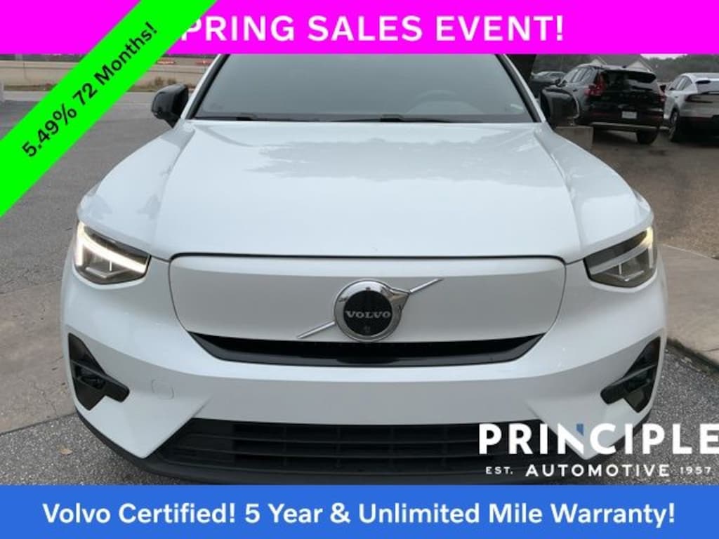 Certified 2023 Volvo C40 Recharge Pure Electric Twin Plus SUV