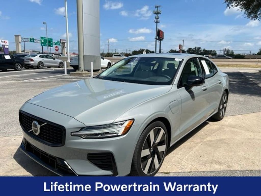 Certified 2024 Volvo S60 Recharge Plug-In Hybrid T8 Plus Dark Theme Sedan