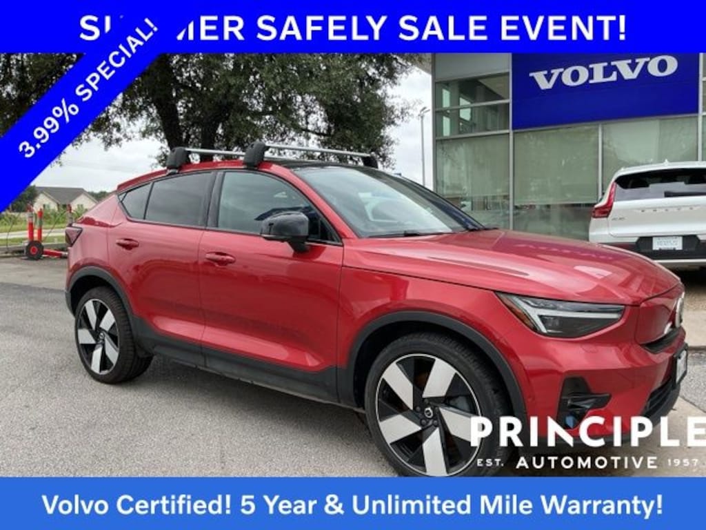 Certified 2023 Volvo C40 Recharge Pure Electric Ultimate SUV