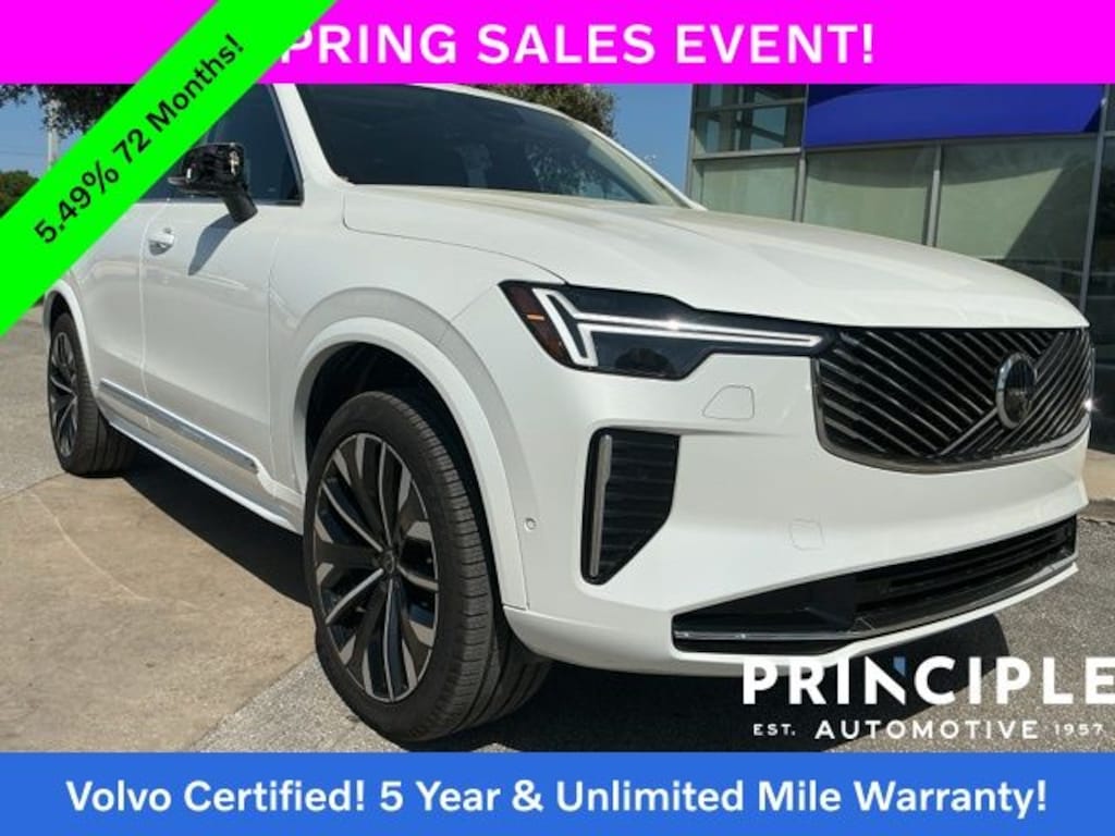 Certified 2025 Volvo XC90 B6 Plus 7-Seater SUV