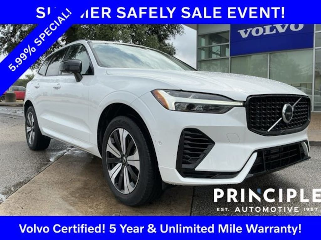 Certified 2023 Volvo XC60 Recharge Plug-In Hybrid T8 Plus Dark Theme SUV
