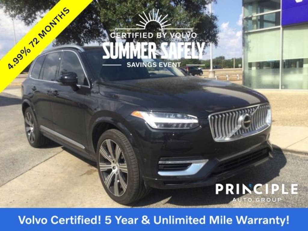 Certified 2024 Volvo XC90 Recharge Plug-In Hybrid T8 Plus Bright Theme 7 Passenger SUV