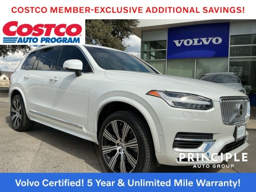 Certified 2023 Volvo XC90 Recharge Plug-In Hybrid T8 Plus Bright Theme 7 Passenger SUV