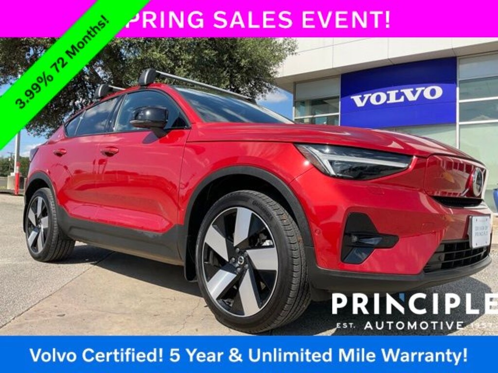 Certified 2023 Volvo C40 Recharge Pure Electric Ultimate SUV