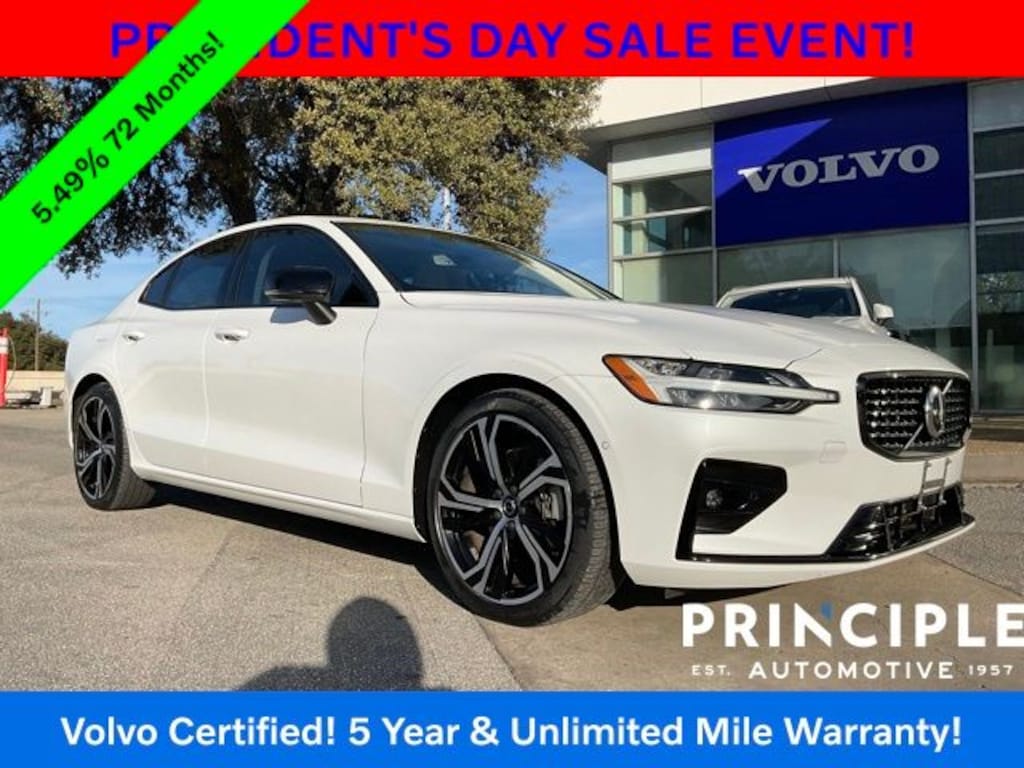 Certified 2023 Volvo S60 B5 Plus Dark Theme Sedan