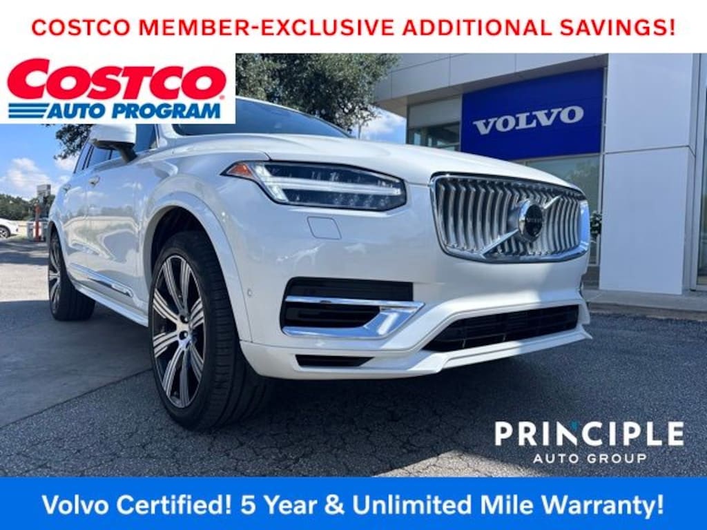 Certified 2024 Volvo XC90 Recharge Plug-In Hybrid T8 Plus Bright Theme 7 Passenger SUV