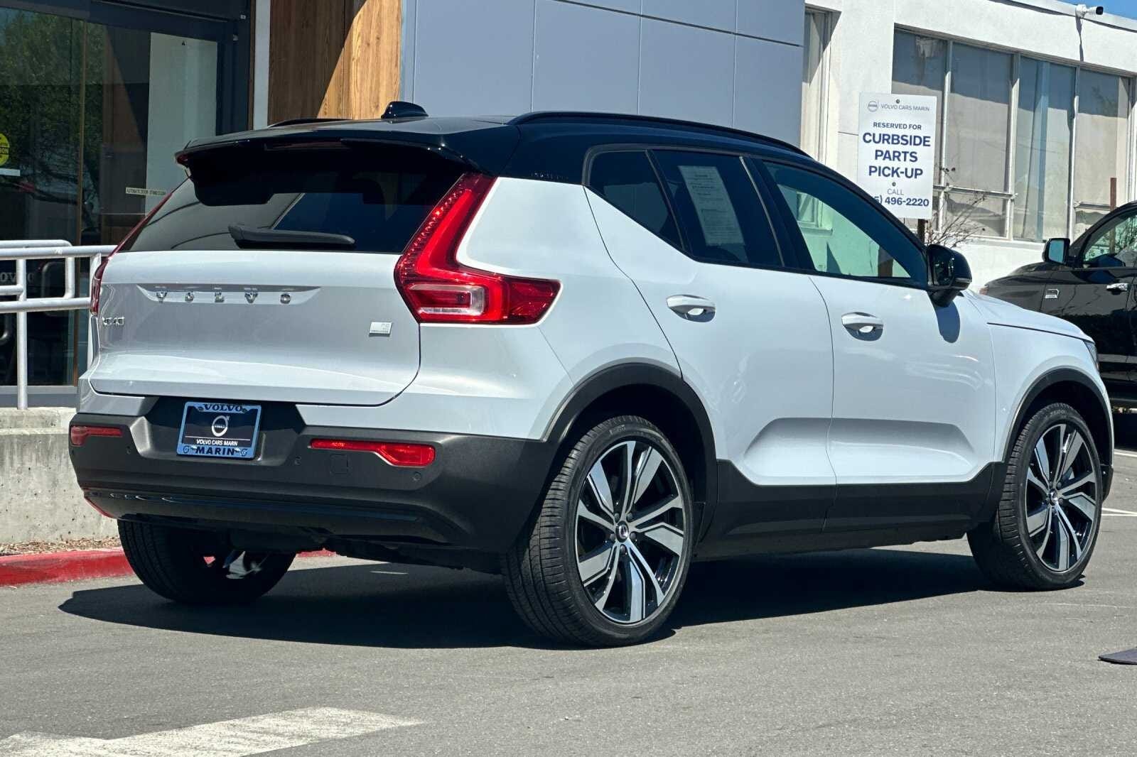 Certified 2021 Volvo XC40 Recharge with VIN YV4ED3UR7M2584926 for sale in San Rafael, CA