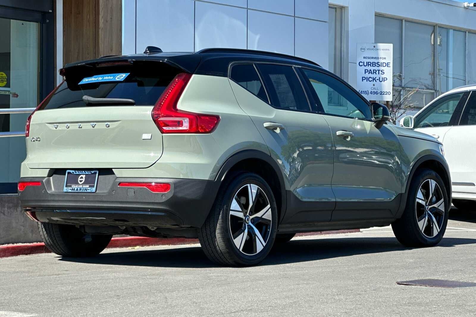 Certified 2021 Volvo XC40 Recharge with VIN YV4ED3UR4M2536283 for sale in San Rafael, CA