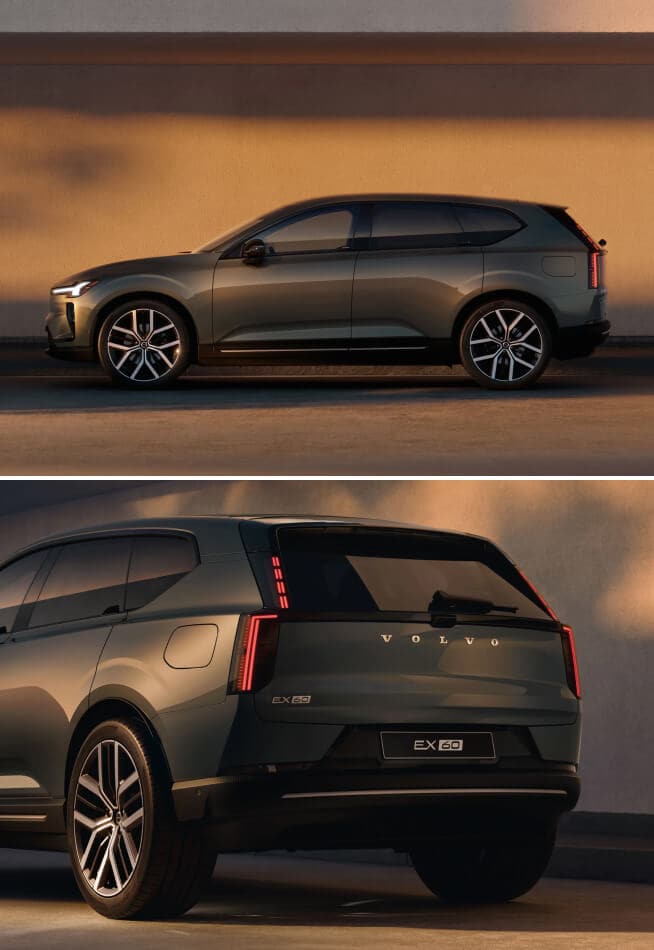 Volvo EX60 Dimensions