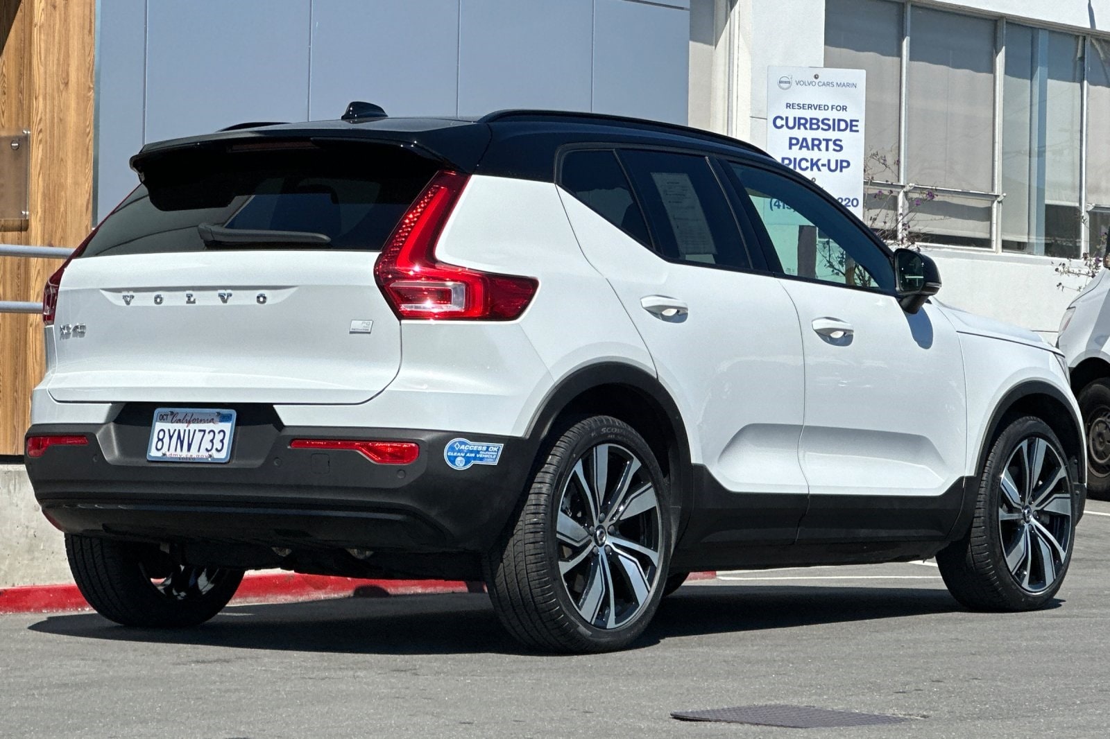 Certified 2021 Volvo XC40 Recharge with VIN YV4ED3UR2M2544804 for sale in San Rafael, CA