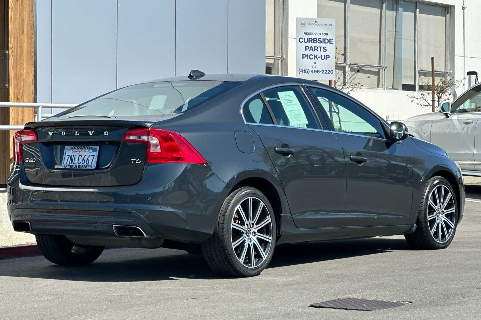 Used 2016 Volvo S60 T6 with VIN YV149MFK0G2396673 for sale in San Rafael, CA