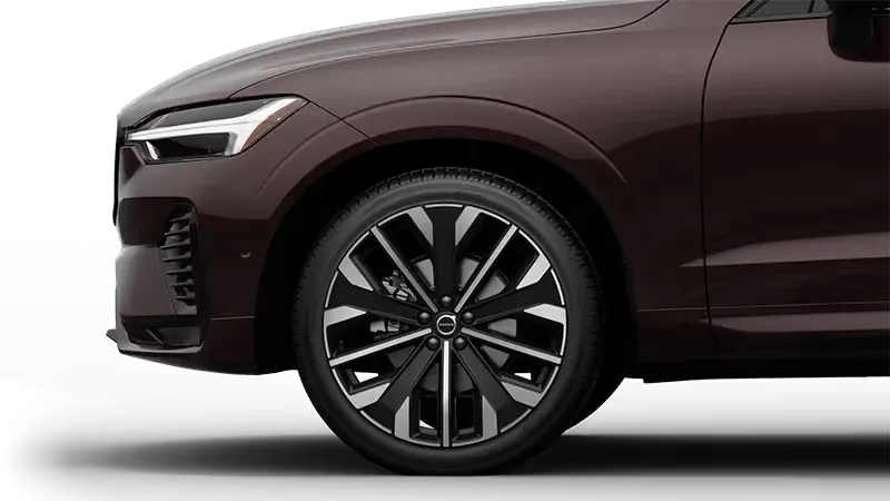 21-inch 5-V Spoke Glossy Black Diamond Cut Wheels
