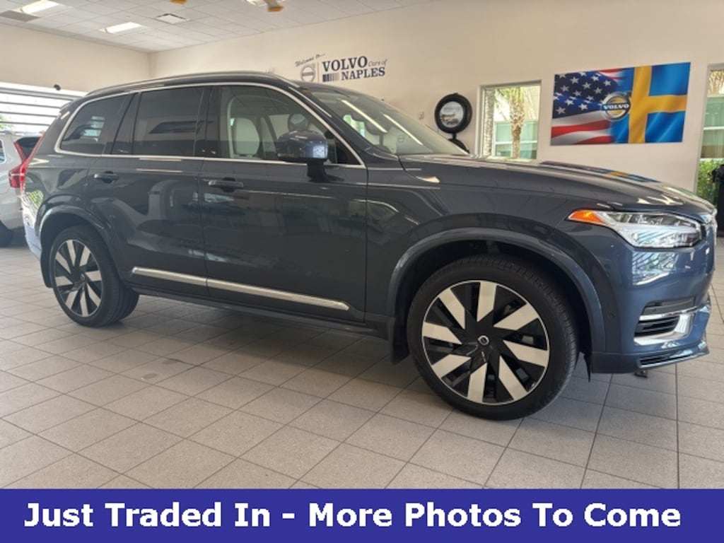 Certified 2024 Volvo XC90 Recharge Plug-In Hybrid T8 Plus Bright Theme 7 Passenger SUV