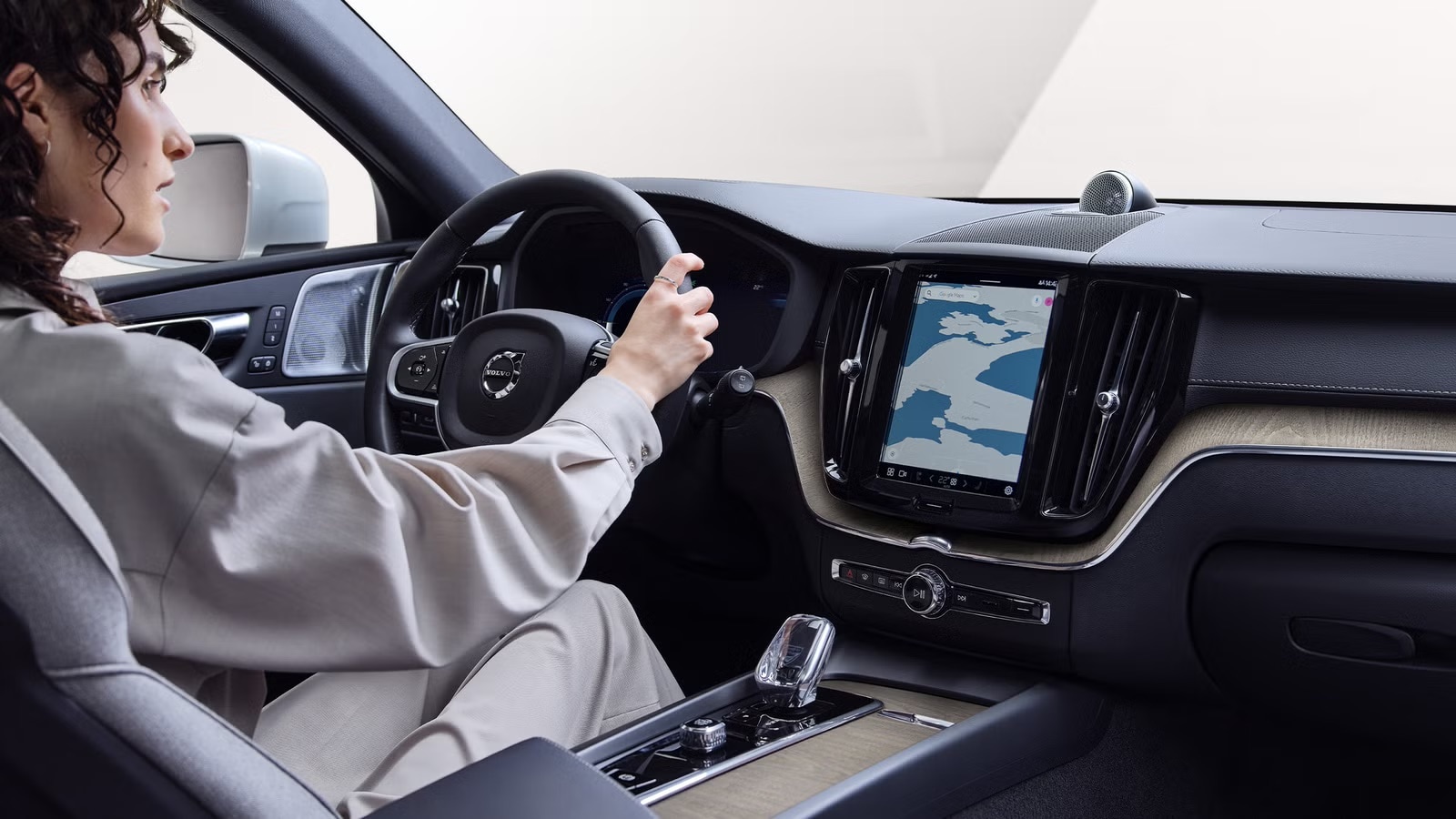 The Volvo XC60 offers tons of safety oriented driver assistance features, like a head up display, and other standard features.