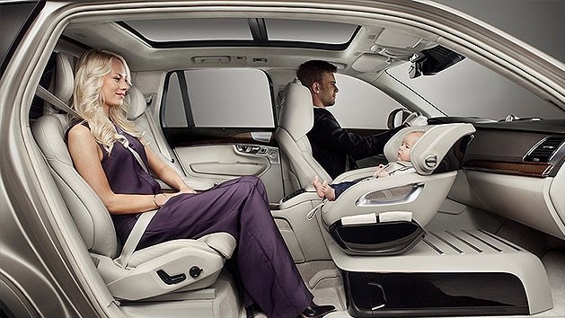 Volvo Cars of Naples  The New Volvo CX90 Flaunts a Swivel Baby Seat