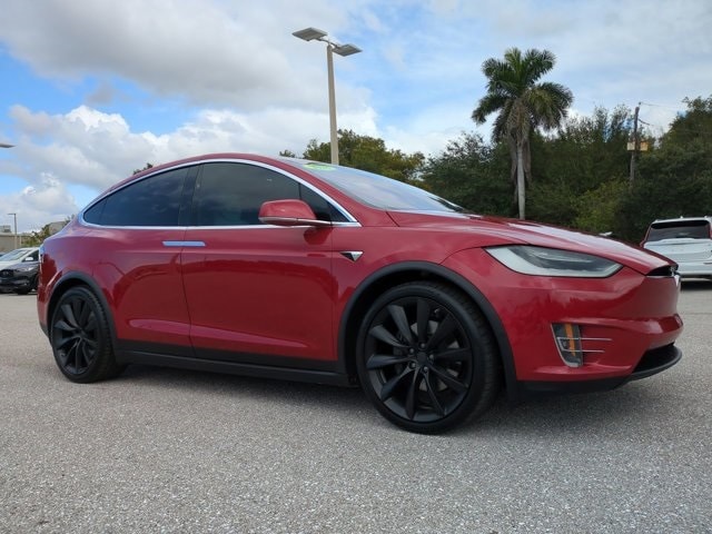 Used 2018 Tesla Model X 75D with VIN 5YJXCDE21JF135921 for sale in Naples, FL