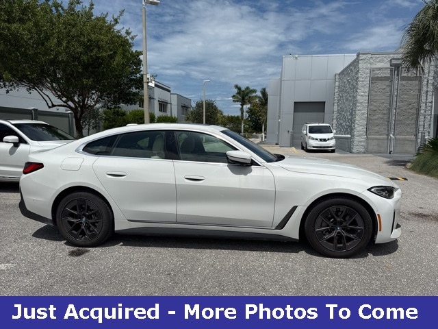 Used 2024 BMW i4 Base with VIN WBY73AW01RFR96789 for sale in Naples, FL