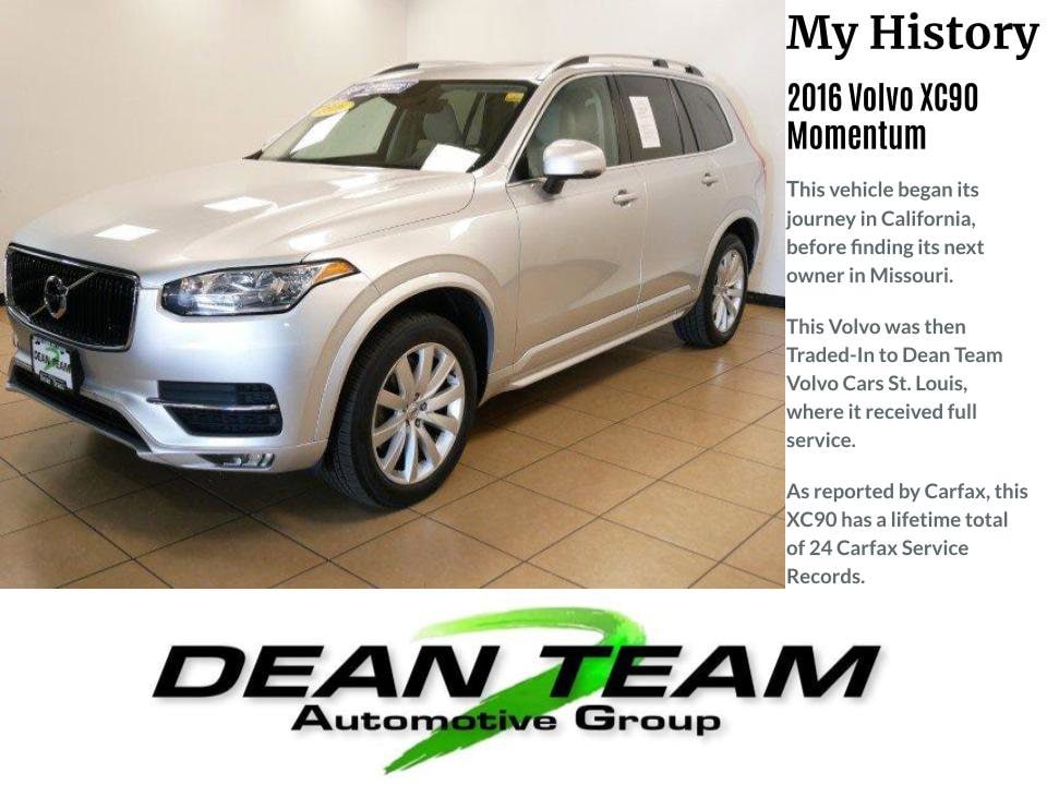 Used 2016 Volvo XC90 Momentum with VIN YV4A22PK1G1017084 for sale in Saint Louis, MO