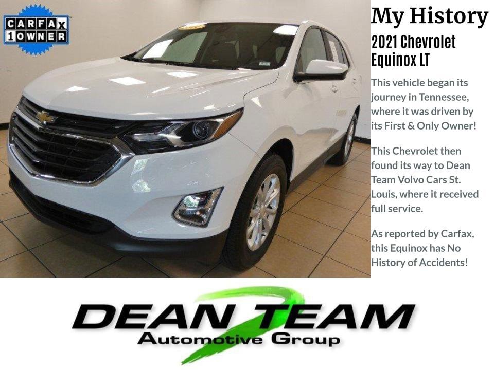 Used 2021 Chevrolet Equinox LT with VIN 2GNAXTEV2M6138634 for sale in Saint Louis, MO