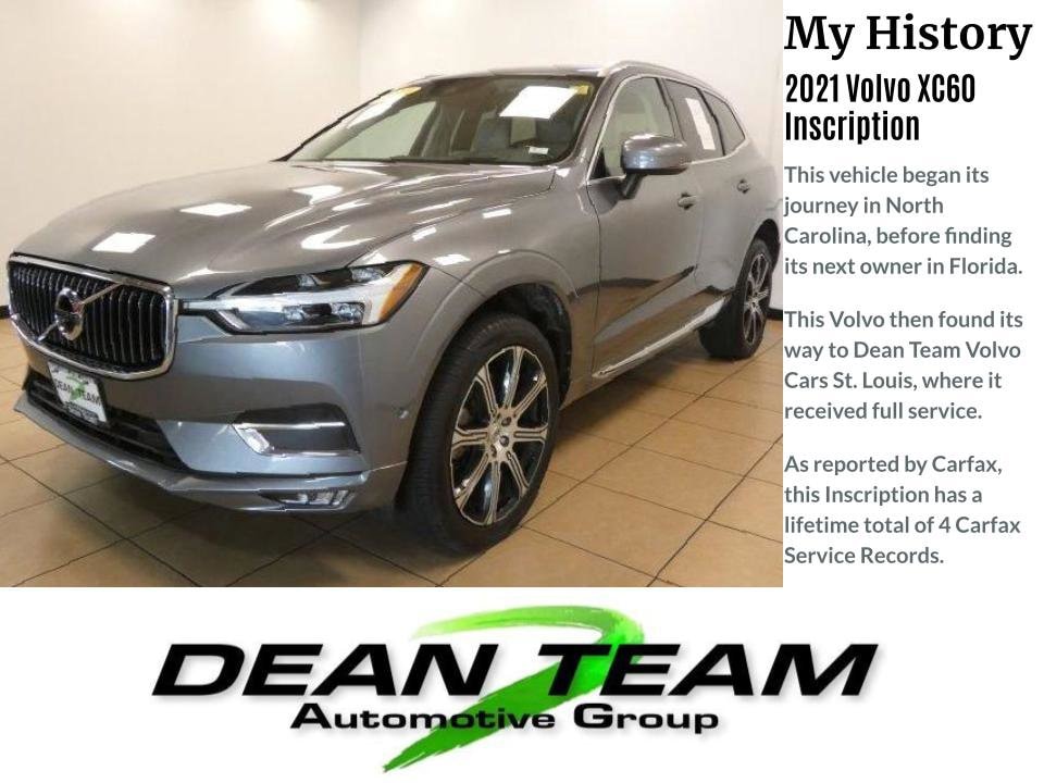 Used 2021 Volvo XC60 Inscription with VIN YV4102RL4M1709685 for sale in Saint Louis, MO