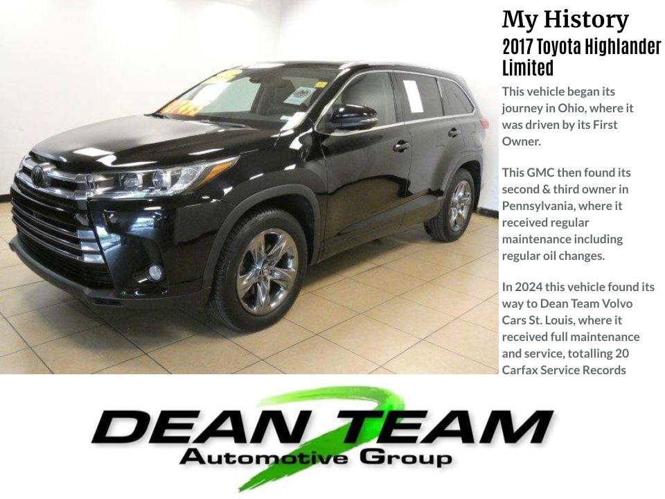 Used 2017 Toyota Highlander Limited with VIN 5TDDZRFH1HS445882 for sale in Saint Louis, MO