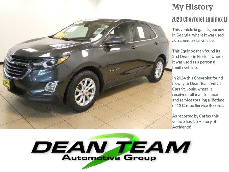 Used 2020 Chevrolet Equinox LT with VIN 2GNAXKEV8L6160775 for sale in Saint Louis, MO