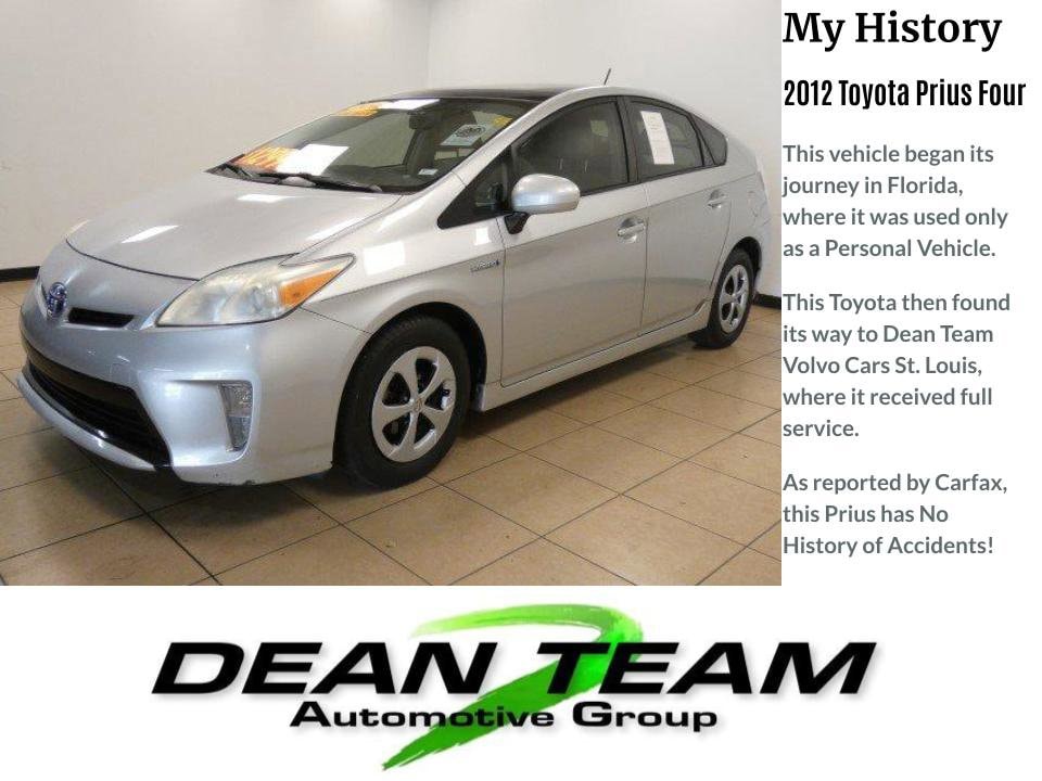 Used 2012 Toyota Prius Four with VIN JTDKN3DU7C5534063 for sale in Saint Louis, MO