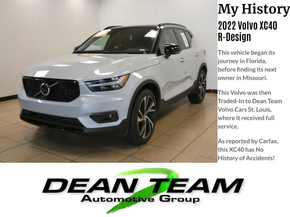 Used 2022 Volvo XC40 R-Design with VIN YV4162UM0N2649348 for sale in Saint Louis, MO