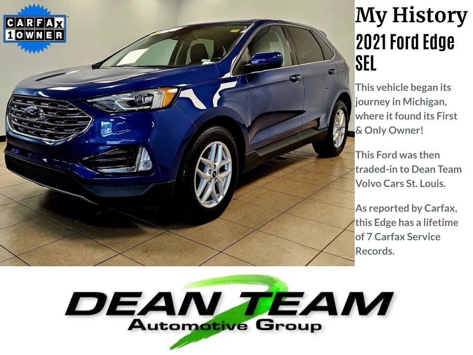 Used 2021 Ford Edge SEL with VIN 2FMPK4J9XMBA38669 for sale in Saint Louis, MO