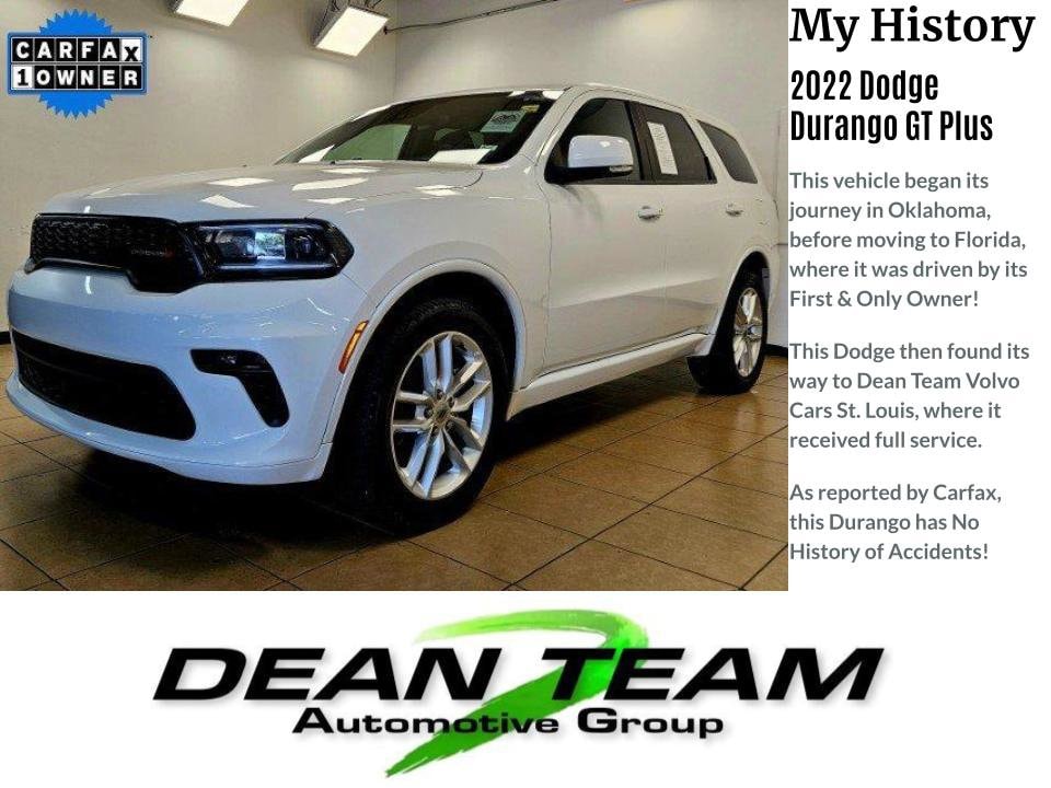 Used 2022 Dodge Durango GT Plus with VIN 1C4RDJDGXNC104137 for sale in Saint Louis, MO