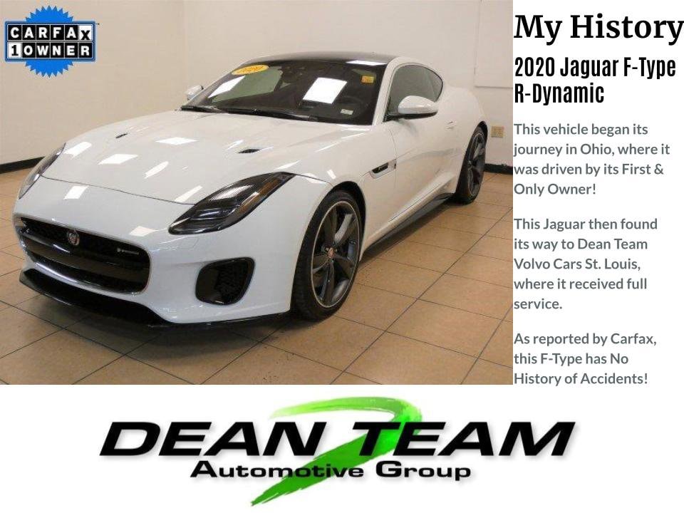 Used 2020 Jaguar F-Type R-Dynamic with VIN SAJD81FV0LCK66402 for sale in Saint Louis, MO