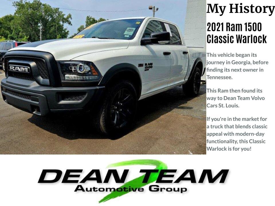 Used 2021 RAM Ram 1500 Classic Warlock with VIN 1C6RR6LTXMS550605 for sale in Saint Louis, MO