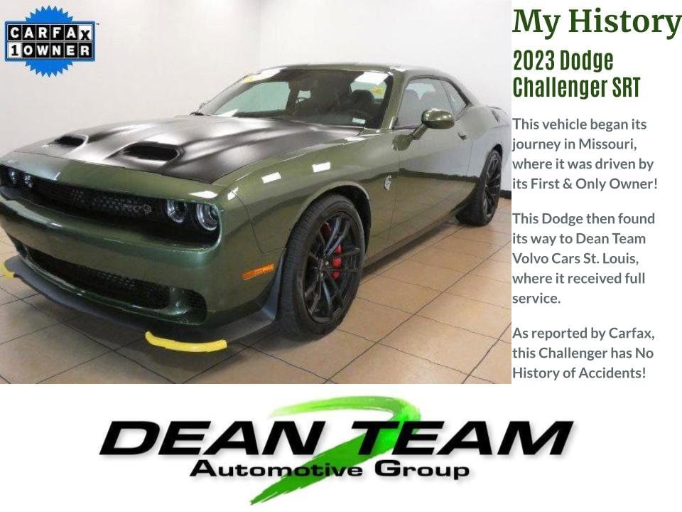 Used 2023 Dodge Challenger SRT with VIN 2C3CDZC93PH549296 for sale in Saint Louis, MO