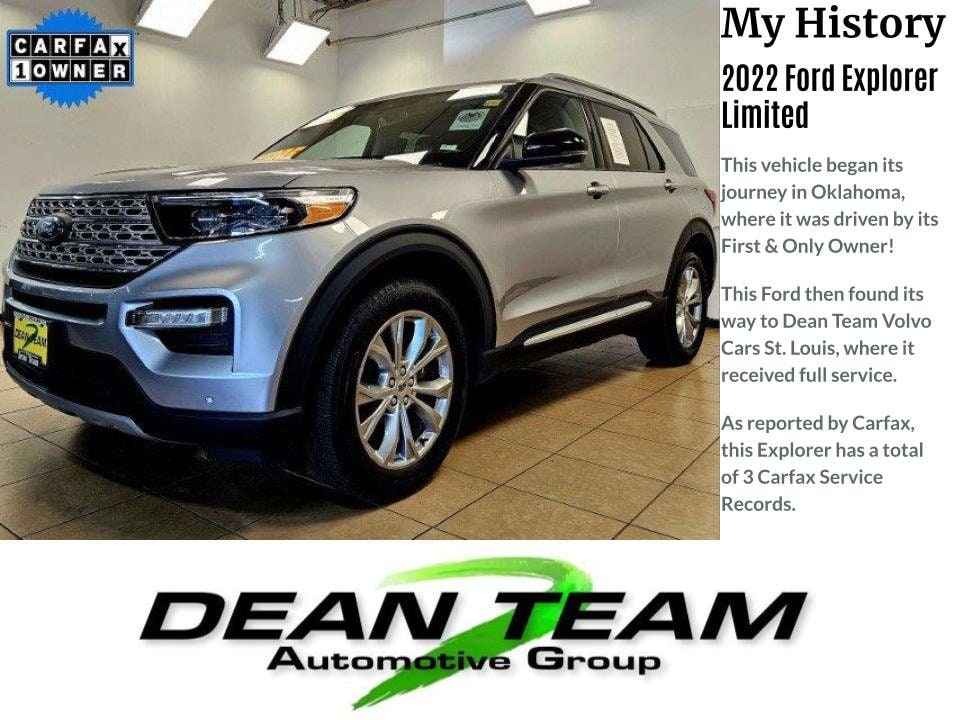 Used 2022 Ford Explorer Limited with VIN 1FMSK8FH3NGA33180 for sale in Saint Louis, MO