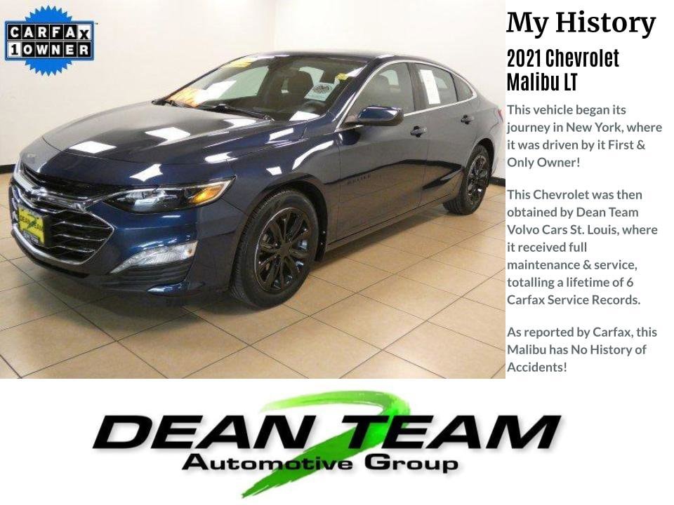 Used 2021 Chevrolet Malibu 1LT with VIN 1G1ZD5ST0MF015819 for sale in Saint Louis, MO