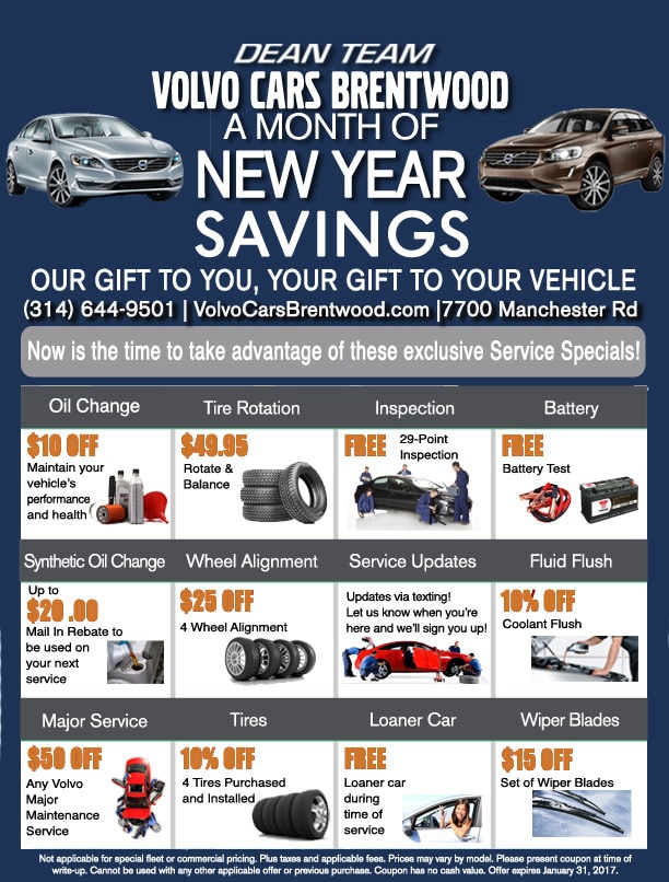 Volvo Service Coupons Volvo Cars St. Louis