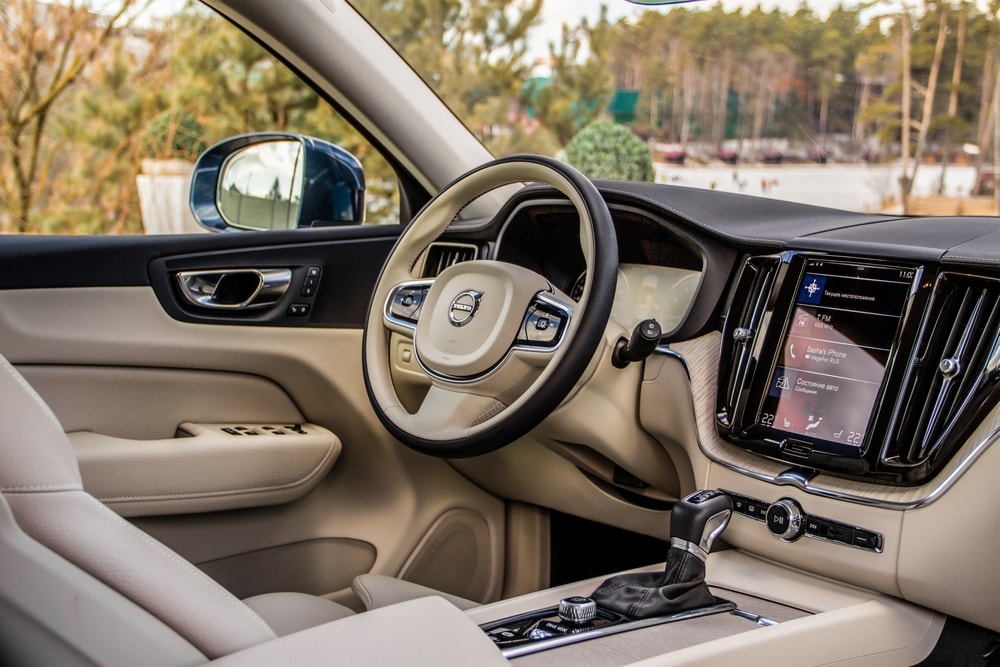 Inside view of a Volvo vehicle with car on.jpg