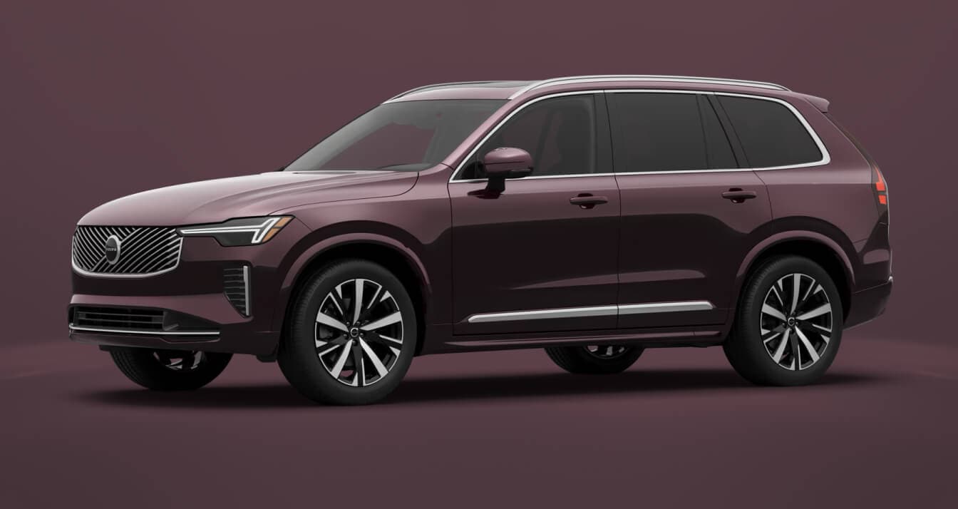 Volvo XC90 mulberry red