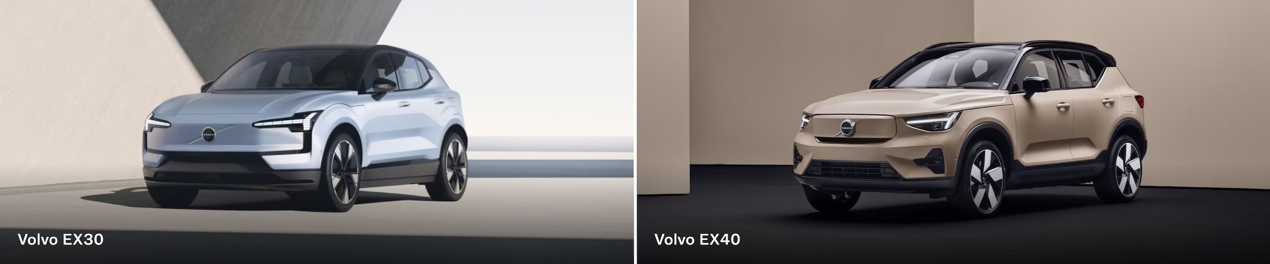 volvo ex30 vs volvo ex40
